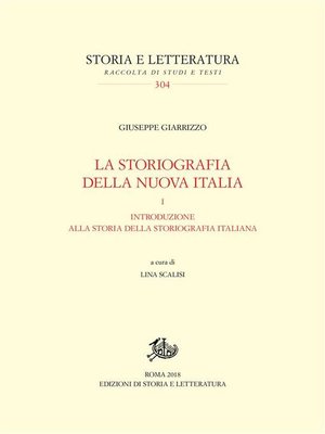 cover image of La storiografia della nuova Italia